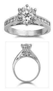  925 ROUND PRONG CZ SOLITAIRE PROMISE ENGAGEMENT WEDDING RING 10  