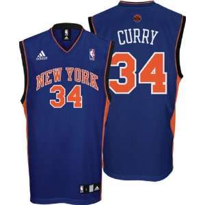   Curry Youth Jersey adidas Blue Replica #34 New York Knicks Jersey