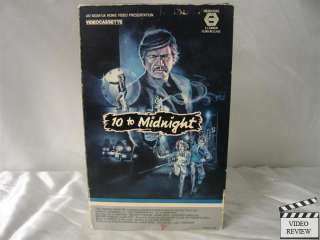 Ten to Midnight VHS Charles Bronson, Lisa Eilbacher  