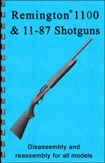 Remington 1100 11 87 Shotgun Gun Guide Manual Book NEW  