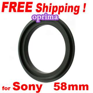 58mm Macro Reverse Adapter Ring for Sony Alpha A900 etc/ Minolta MA 