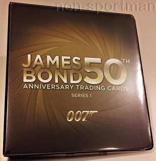 JAMES BOND 50TH ANNIVERSARY MINI MASTER SET & BINDER+  