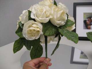 Rose Bouquet WEDDING Centerpieces Bridal Bridesmaid 18 21 Roses 7 