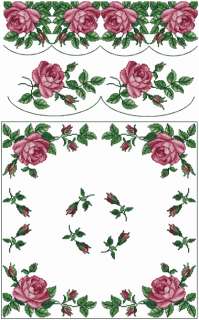 Roses #4 machine embroidery designs set. PES, HUS etc  
