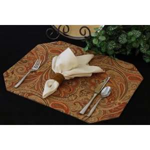   15 x 19 Timeless Paisley Reversible Rectangle Placemat