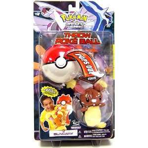   Pokemon Jakks Pacific Toy Plush Throw Poke Ball Series 3 Buneary Toys