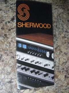 Sherwood Stereo Receivers Brochure S9910, S8910, S7910, S7310,S7210 
