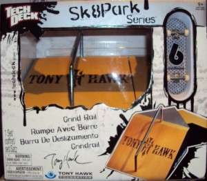   Deck Tony Hawk Grind Rail & 1 Exclusive Skateboard fingerboard  