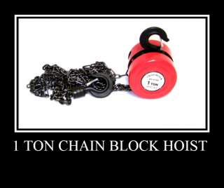 Ton Chain Hoist Puller Block Fall Chain Hoist Tools  