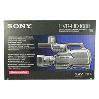New Sony HVR HD1000 HD1000 Camcorder w/ Large Lens Package 