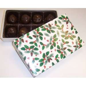 Scotts Cakes Raspberry Fudge Truffles 1/2 lb. Holly Box  