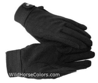 SSG Light Weight Riding Gloves BLACK Size Medium   NEW!  