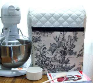 WHITE Kitchen Aid MIXER StanD cover Waverly Country Life Toile POCKET 