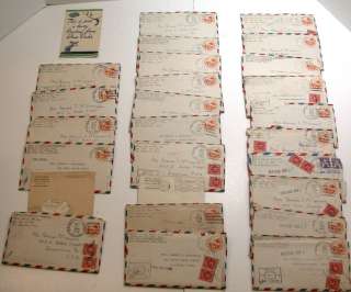 135 WWII Letters Card Stamps V Mail Telegrams Manila & Australia to 