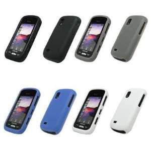   Silicone Gel Skin Cover Cases (Black, White, Smoke, Blue) for Samsung