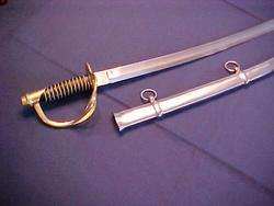 AMES 1860 CIVIL WAR CAVALRY SWORD & SCABBARD  A NICE QUALITY SWORD 