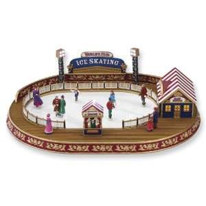  Musical World Fair Skating Rink Figurine: Jewelry