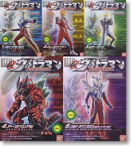 HD Alpha Ultraman Zero figure set gashapon Bandai  