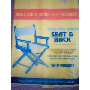 Back Replacement    Heavy Duty Canvas    Fits Most Directors Chairs 