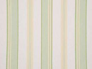 Waverly Green Yellow Stripe Drapery Upholstery Fabric  
