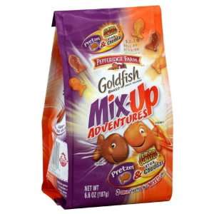  Goldfish Mix up Adventures Crackers, Baked Snack, Pretzel 