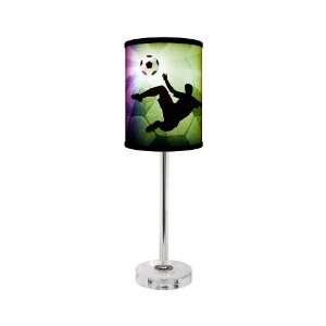  Soccer Kick Table Lamp With Crystal Base