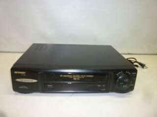 Sharp Model VC H952U 19 Micron HEad HiFi VHS VCR Tested  
