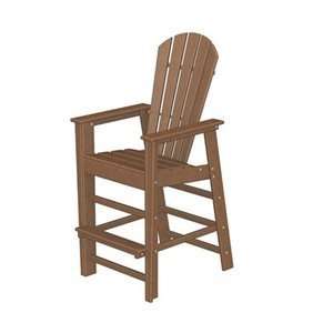   Poly Wood SBD30TE South Beach Chair Outdoor Bar Stool