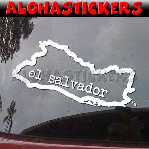 EL SALVADOR COUNTRY Vinyl Decal Car Window Sticker Q145  
