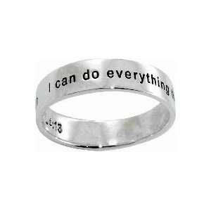  Stainless Steel Phil 413 Christian Ring Jewelry