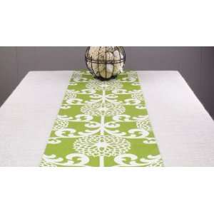 Green Table Runner, Green Tablecloth   Green Color 120 inch long Table 