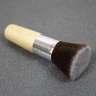 Brand New Mineral Badger Flat Top Buffer Brush Wooden Handle  