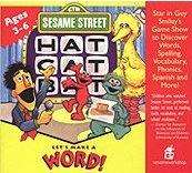 Sesame Street Lets Make a Word PC CD kids game show  