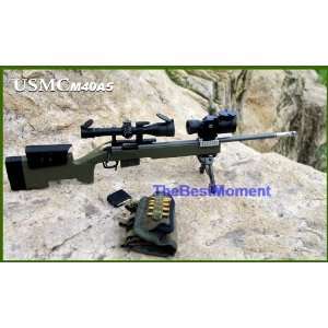  M40A5 1:6 Scale Action Figure Sniper Rifle Gun Model Marine Corps 