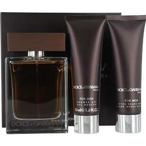 The One By Dolce & Gabbana   Set edt Spray 3.4 Oz & Aftershave Ba, 1.7 