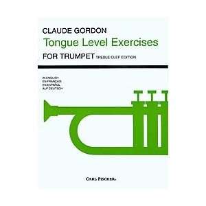  Carl Fischer Tongue Level Exercises for Trumpet by Claude 