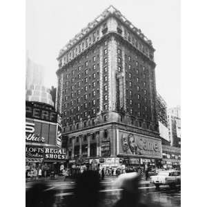 The 14 Story Hotel Claridge Towers Over the East Side of Broadway at 