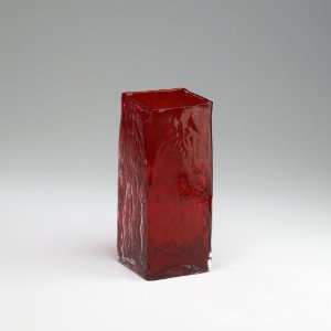    Cyan Design 02936 Red 9.5 Large Quadrato Vase
