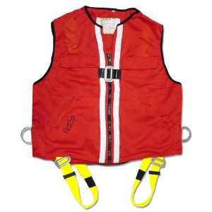 Guardian Fall Protection 02740 Red Mesh Construction Tux Harness, XXL