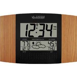  Atomic Digital Wall Clock with Forecast & Weather