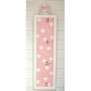  Pink Polka Dot Growth Chart by New Arrivals Inc. Baby
