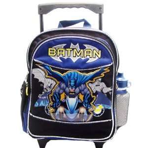  Batman Rolling Wheeled Backpack Toddler: Toys & Games
