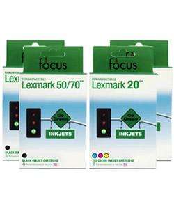 Lexmark 70 & 20 4 pack Combo Ink Cartridge (Remanufactured 